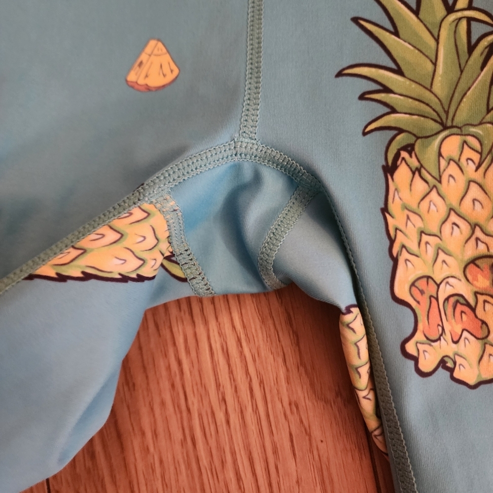 Feed Me Fight Me Skull Pineapple Leggings-Small - Picture 3 of 12
